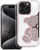 Futera Teddy Bear rozë për iPhone 14 Pro, PU TPU
