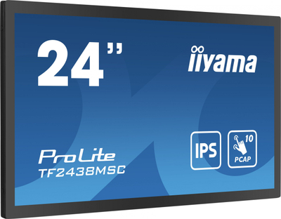 Монитор на допир iiyama ProLite TF2438MSC-B1, 24\", IPS, Full HD, црн