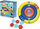 Lojë pishine Bestway Dexterity Game Target 52566, fryrëse, diametër 140 cm, shumëngjyrëshe