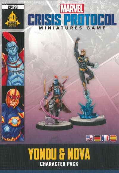 Zgjerim loje tavoline Atomic Mass Games Marvel Crisis Protocol Yondu dhe Nova, set miniaturash, CP126