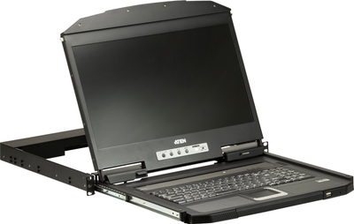 Konzolë KVM Aten CL3700, 18.5", Full HD, HDMI USB, e zezë