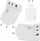 Karikues muri Ecobox PD 65W, 2xUSB C 1xUSB A, karikim i shpejtë, i bardhë