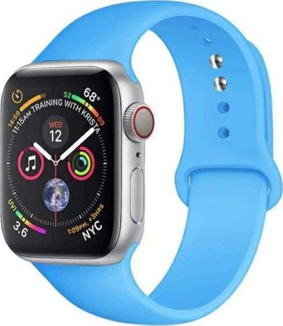 Rrip silikoni Beline për Apple Watch, 38/40/41mm, blu