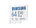 Kartë memorie Samsung MicroSDXC MB-MC64KA/EU, 64GB, Class 10, me adapter SD