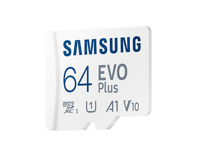 Kartë memorie Samsung MicroSDXC MB-MC64KA/EU, 64GB, Class 10, me adapter SD