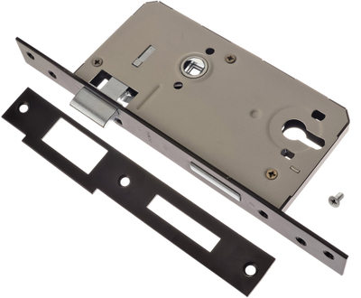 Bravë dere Jania 90/63 Mortise Gate Lock Right, për porta metalike, hapje nga e djathta, metalike