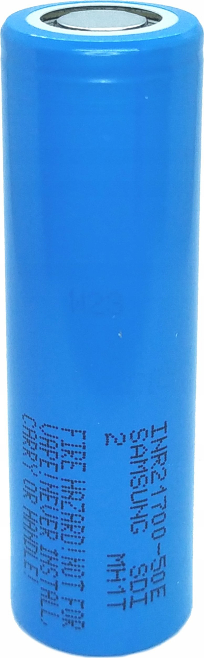 Bateri Li-ion Samsung INR21700 50E, 3.6V, 4900mAh, blu