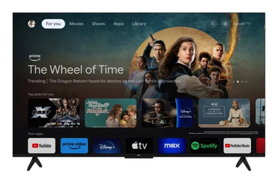 TV TCL QLED 55T7B, 55", 4K Ultra HD, Smart Google TV