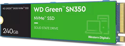Disk SSD WD, M.2 2280 PCI-E x4 Gen3 NVMe, M.2 2280, 240 GB