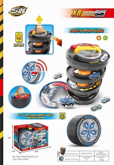 Set loje parking Maksik SK-571JB, shumë kate, për kalamaj