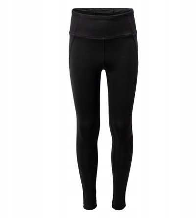 Legginsa sportivë për kalamaj Martes Essentials CARIS JRG, material elastik, që thahet shpejt, të zinj
