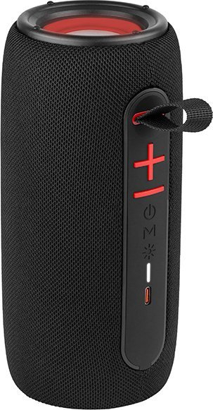 Bokse Bluetooth Tracer Stripe TWS, 10W, IPX5, RGB, të zinj