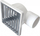 Grilë kullimi për banjo Drain Grate 10 Side Chrome, dalje anësore 50mm, 100x100mm, krom