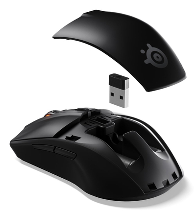 Maus lojërash SteelSeries Rival 3 Wireless, TrueMove Air, i zi