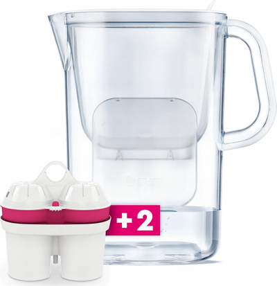 Kançë filtri uji BWT AQUAlizer Baselight, 2.6L, me shishe qelqi, transparente