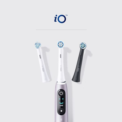 Koka zëvendësuese për furçë dhëmbësh Oral B iO Ultimate Clean, 4 copë, të bardha