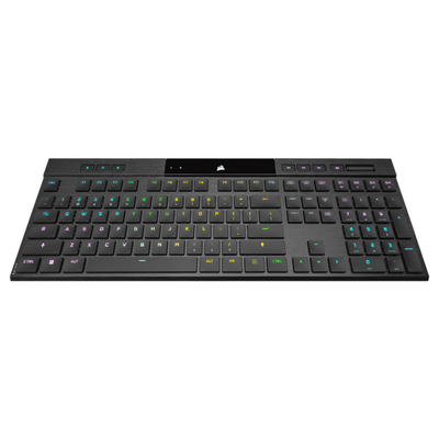 Tastierë gaming Corsair K100 RGB Air, mekanike, USB RF Bluetooth, QWERTZ, e zezë