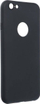 Maskë telefoni Forcell Soft për iPhone 6 6S, silikon, e zezë