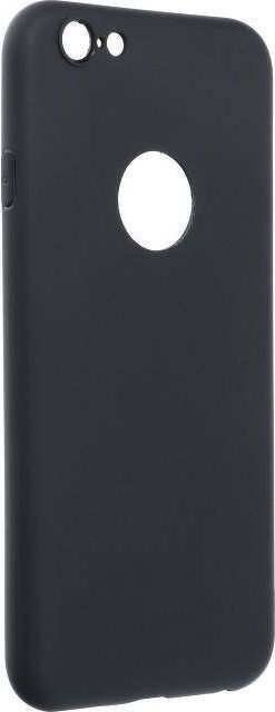 Maskë telefoni Forcell Soft për iPhone 6 6S, silikon, e zezë