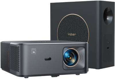 Проектор Yaber K2s Pro, Full HD 1080p, 1000 ANSI lumens, бел