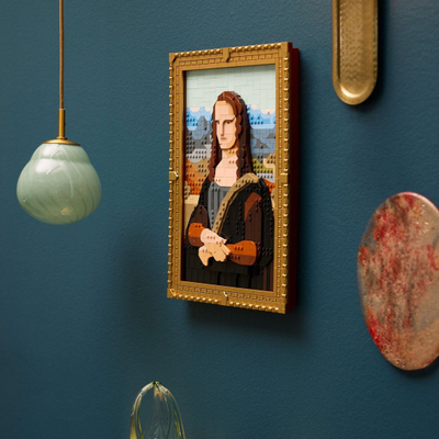 Model 3D dekorativ Mona Lisa, set artistik, shumëngjyrësh