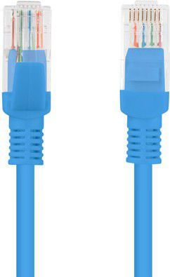 Kabllo Lanberg RJ-45 / RJ-45 cat.5e, 5m, e kaltërt