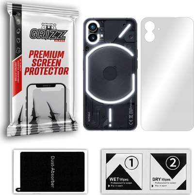 Folie mbrojtëse e pasme GrizzGlass SatinSkin për Motorola Moto G Play 2023, anti gërvishtje, efekt satin, transparente