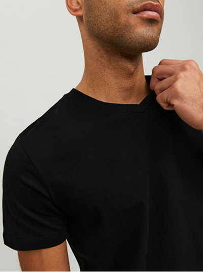 Maicë Jack&Jones JJEORGANIC Standard Fit, e zezë