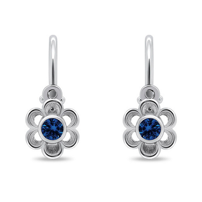 Vathë Brilio Silver Flowers EA192W