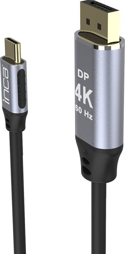 Kabllo USB Type C në HDMI INCA ITCD-20, 2 m, gri