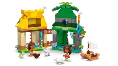 Lodra LEGO Disney Fun on Moana's Island 43260, set ndërtimi, shumëngjyrëshe