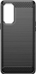Mbrojtëse telefoni Hurtel Carbon Case, OnePlus Nord 2 5G, TPU fleksibël, e zezë