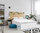 Set shtrati dopio Heinner Home, 220x240 cm, mikrofibër 100 GSM, i bardhë