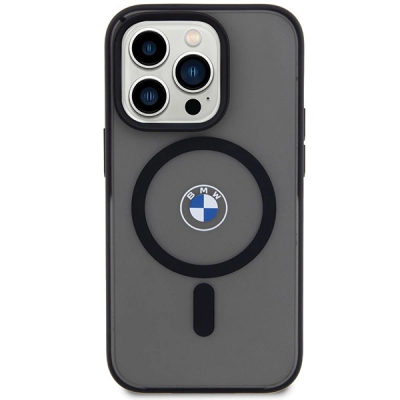 Mbrojtëse telefoni BMW IML Signature për iPhone 15 Pro, MagSafe, e zezë