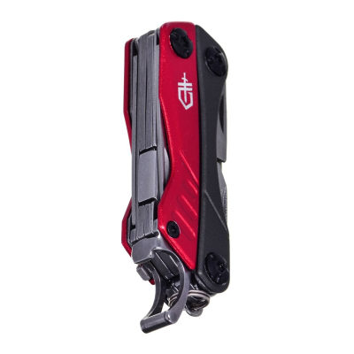 Multitool 3M Peltor Gerber Dime, çelik inoksi, i vogël, i kuq