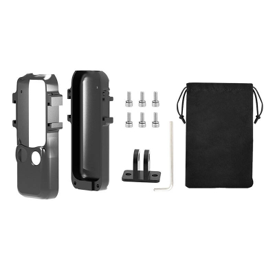 Këllf metalik Puluz PU933B për DJI Osmo Pocket 3, montim tripod, i zi
