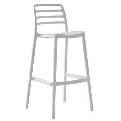 Stol bari Snod 37,2×50×101,5 Hcm (HM6099.01), bardhë