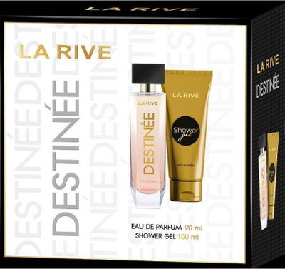 Set dhuratë parfum La Rive Destinée për femra, EDP 90ml, xhel dushi 100ml