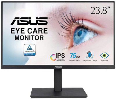 Монитор ASUS VA24EQSB, 23.8", Full HD, црн