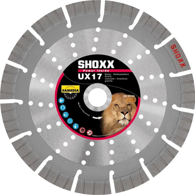 Disk prerës me diamant Samedia Shoxx UX17 310138, 300 mm, 20 mm, gri