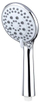 Глава за туш Domoletti DX6568C, 10.5 cm, 9.9 l/min, бела хром
