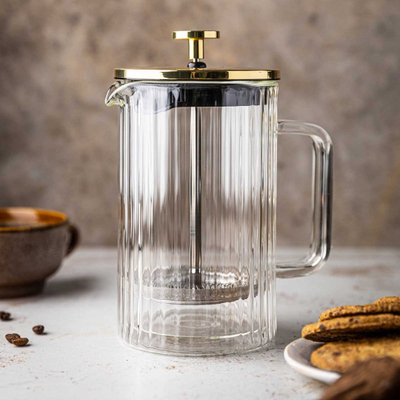 French press Klausberg KB7759, 0.35L, xham borosilikat, e artë