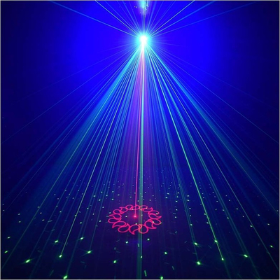 Efekt drite Light4Me Party Light 1, LED RGB UV, lazer i kuq edhe jeshil, i zi