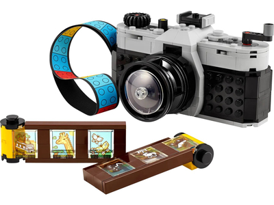 Set LEGO Creator 3in1 Retro Camera 31147, lodër ndërtimi, shumëngjyrëshe