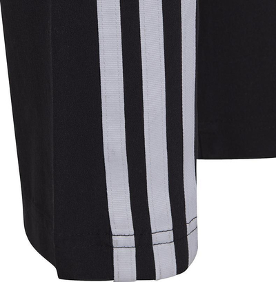 Pantallona sportive Adidas Performance Portov, me funde me gominë, me tre vija anësore, të zeza me të bardha