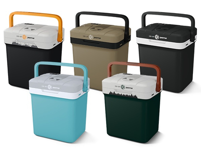 Frigorifer turistik Peme Essential 27, 23L, termoelektrik, Sand Storm