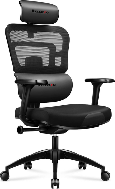Karrige gaming Huzaro Combat 7.0, ergonomike, mban deri 150 kg, e zezë