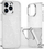 Mbrojtëse telefoni Glitter për iPhone 16, transparente, me shkëlqim