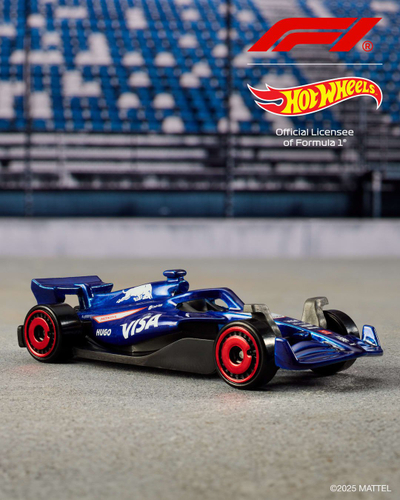 Set makina garash Hot Wheels Formula 1, 1:64, 5 copë, shumëngjyrëshe