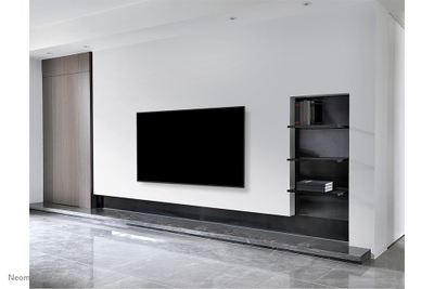 Mbajtëse muri për TV Neomounts WL30-550BL16, 40\"–75\", fikse, e zezë